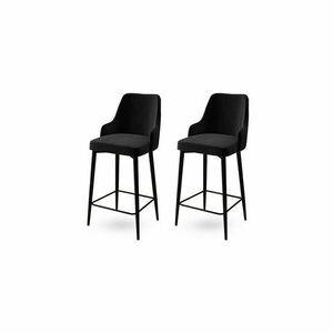 Enox Black and Black bárszék szett, 2 db, 2 db kép