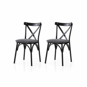 Ekol Anthracite and Black étkezőszékek, 2 db kép