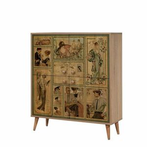 Antique Sonoma Oak szekrény kép