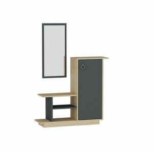 Asia Oak és Anthracite előszobai szett kép