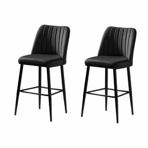 Vento Black and Black bárszék szett, 2 db, 2 db kép