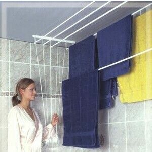 Ideal Mennyezeti ruhaszárító 5 rúddal, 120 cm, 120 cm kép