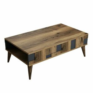 Madrid Anthracite and Walnut dohányzóasztal kép