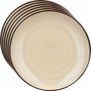 Banquet Palas 6 db desszert tányér szett 21, 5 cm, krém kép