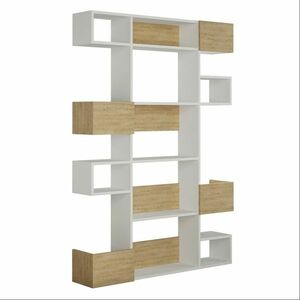 Niho White and Oak könyvespolc kép