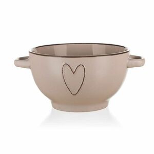 Banquet HEART kerámia tál 660 ml, bézs kép