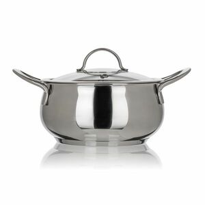 Banquet Belly rozsdamentes acél edény fedővel , 14 cm, 1, 2 l kép