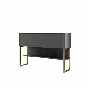 Luxe Anthracite and Gold komód kép