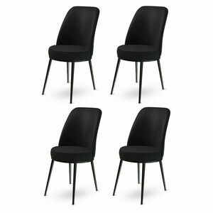 Dexa Black and Black étkezőszék szett, 4 db, 4 db kép