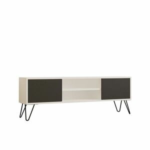 Hare White and Anthracite TV-asztal kép