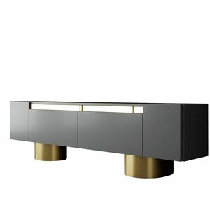 Bohem Anthracite and Gold TV-asztal kép