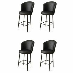 Uras Black and Black bárszék szett, 4 db, 4 db kép