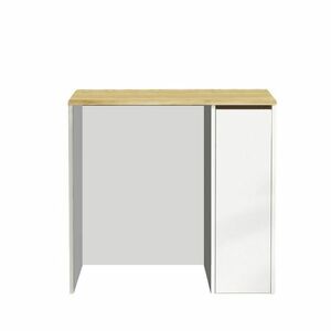 Saly White and Walnut mosógépszekrény kép