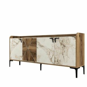 Venedik Walnut and White Marble szekrény kép