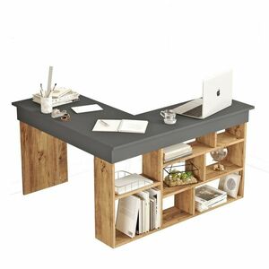 Cilo Anthracite és Atlantic Pine íróasztal kép