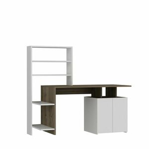 Melis Walnut and White íróasztal kép
