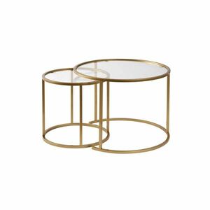 Aurum Gold dohányzóasztal szett 60 cm, 2 db kép
