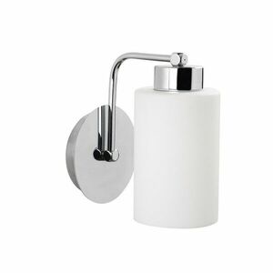 Balcova - N-340 fali lámpa, ezüst/fehér kép