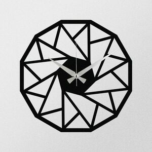 Triangle S007 Black falióra, 48 x 48 cm kép