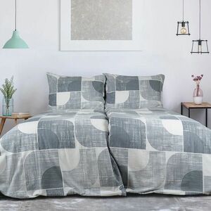 B.E.S. Petrovice Nordic Grey flanel ágyneműhuzat, 140 x 200 cm, 70 x 90 cm kép