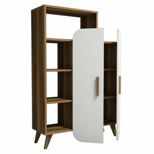 Form White and Walnut könyvespolc kép