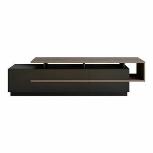 Pia Black and Walnut TV-asztal kép