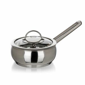 Banquet Belly rozsdamentes acél serpenyő fedővel , 14 cm, 0, 95 l kép