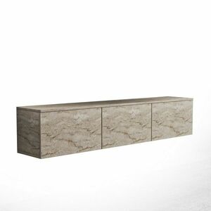 Neon Illuminated Travertine TV-asztal kép