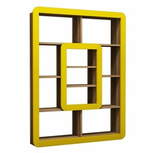 Orkide Yellow and Walnut könyvespolc kép