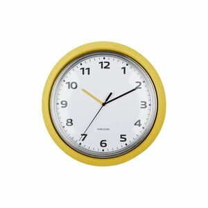 Karlsson 6006YE design falióra, sárga, átmérő 34cm kép