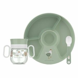 Műanyag gyerek étkészlet 3 db-os Little Farm by Little Dutch – Mepal kép