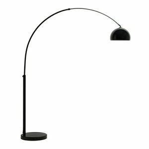 Fekete állólámpa fém búrával (magasság 160 cm) Madali – Kave Home kép