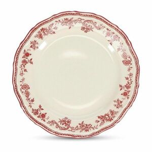 Borvörös-elefántcsont színű desszertes porcelán tányér ø 21, 5 cm Cyril – S|P Collection kép