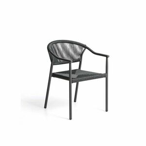 Sötétszürke rattan kerti szék Livadia – Kave Home kép