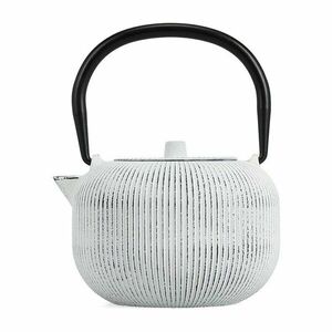 Fekete-fehér öntöttvas teáskanna szűrővel 350 ml Sencha – S|P Collection kép