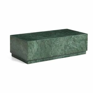 Zöld márvány dohányzóasztal 50x100 cm Sorein – Kave Home kép