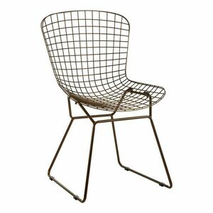 Bronzszínű fém étkezőszék District – Premier Housewares kép