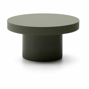 Beton kerek kerti dohányzóasztal ø 90 cm Aiguablava – Kave Home kép