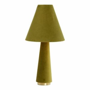 Zöld asztali lámpa textil búrával (magasság 61 cm) Devia – Light & Living kép