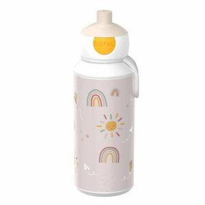 Bézs műanyag gyerek ivópalack 400 ml Sunshine & Rainbow – Mepal kép