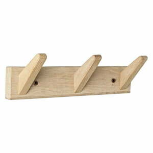 Világos natúr színű tölgyfa fali fogas 31 cm Daiki – Yes Everyday kép