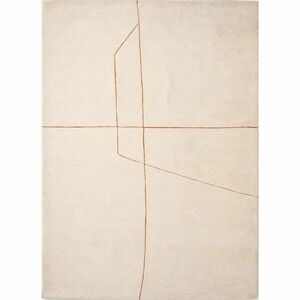 Krémszínű kézi szövésű szőnyeg 160x230 cm Delide – Kave Home kép