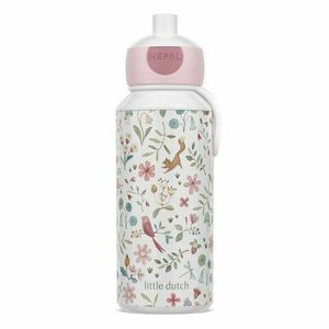 Fehér-rózsaszín műanyag gyerek ivópalack 400 ml Fairy Wonders by Little Dutch – Mepal kép