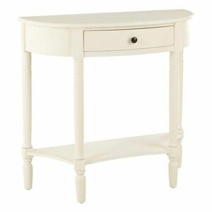 Fehér borovi fenyő konzolasztal 33x81 cm Heritage – Premier Housewares kép