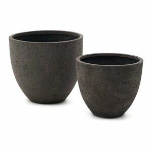 Beton kaspó szett 2 db-os ø 50 cm Serili – Kave Home kép