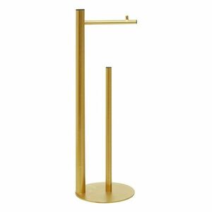 Aranyszínű fém WC-papír tartó állvány Fay – Premier Housewares kép