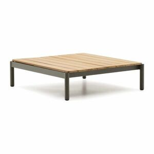 Teakfa kerti dohányzóasztal 89x91 cm Sorells – Kave Home kép