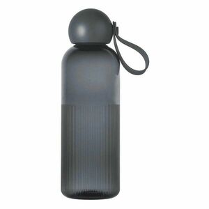 Sötétszürke újrahasznosított műanyag utazó ivópalack 600 ml Ture – Sagaform kép