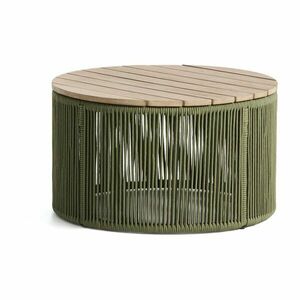 Kerek kerti dohányzóasztal akácfa asztallappal ø 60 cm Dandara – Kave Home kép