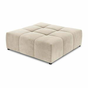 Bézs bársony lábtartó Rome Velvet – Cosmopolitan Design kép